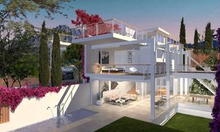Xalet a Valdeolletas - Las Cancelas - Xarblanca. Conjunto de ocho villas independientes en marbella.