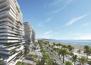 Apartamento  Avenida paséo maritimo de antonio banderas. Exclusivo apartamento en málaga con terraza y acceso directo a l