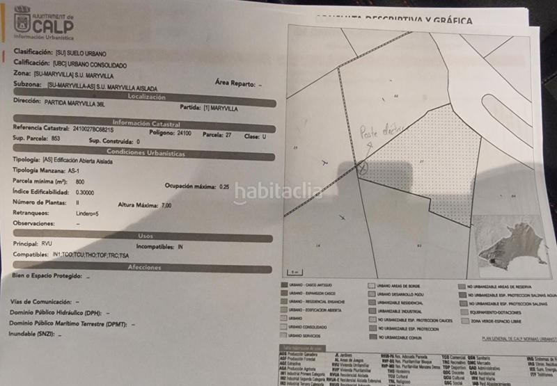 Foto e45dd123-4ef6-4324-8943-a6dbca783f65. Terreno residencial t104 Maryvilla en Maryvilla Calp