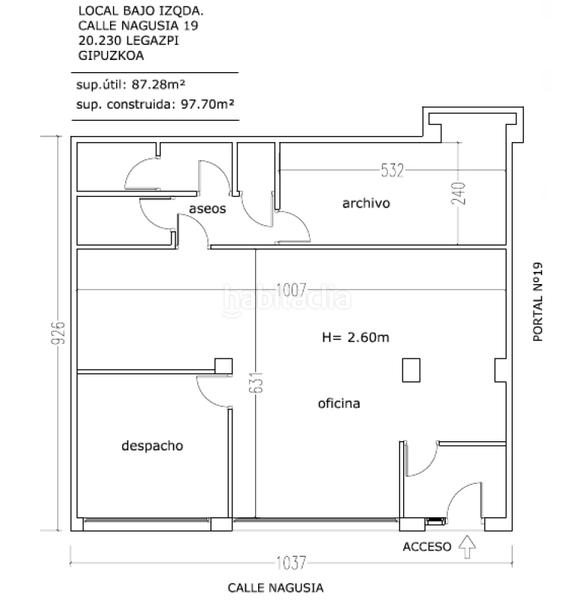 Foto 51e87d56-262b-4b01-bfe8-194969b225d2. Local commercial dans kale nagusia 19 dans Legazpi