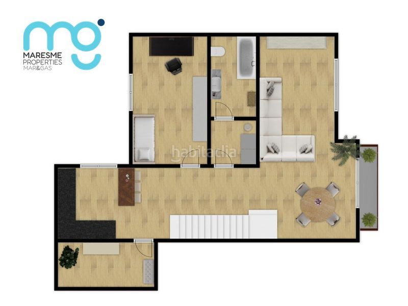 Foto b0176140-df49-47b4-b9ef-004cae886e45. Dúplex amb calefacció aparcament a Centre Pineda de Mar