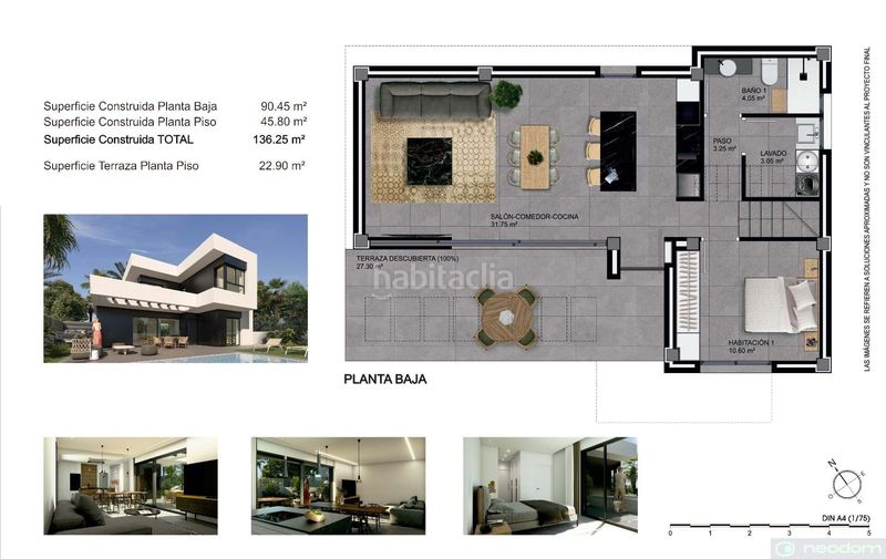 Foto e194b95a-8464-422f-8fbd-48f9bda38b18. Casa amb piscina a Benimar Rojales