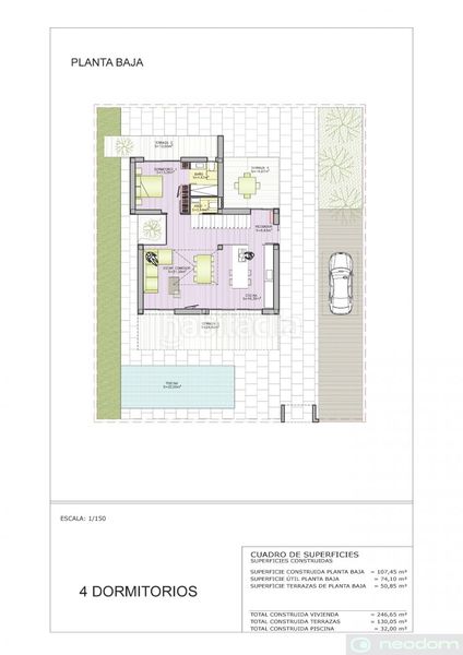 Foto 3d076fdb-245f-42cd-aefb-e69ea820e327. Casa amb piscina a Campoamor Orihuela
