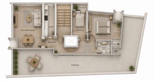 Dachwohnung  Plaça de mossèn clapés. Exclusivo ático con una extraordinaria terraza privada en sant a