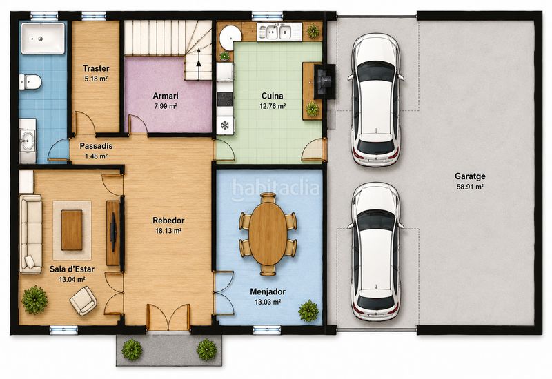 Foto eb8a2037-518e-4b58-a39d-98b09370caa9. Casa adossada amb aparcament a Castellví de la Marca