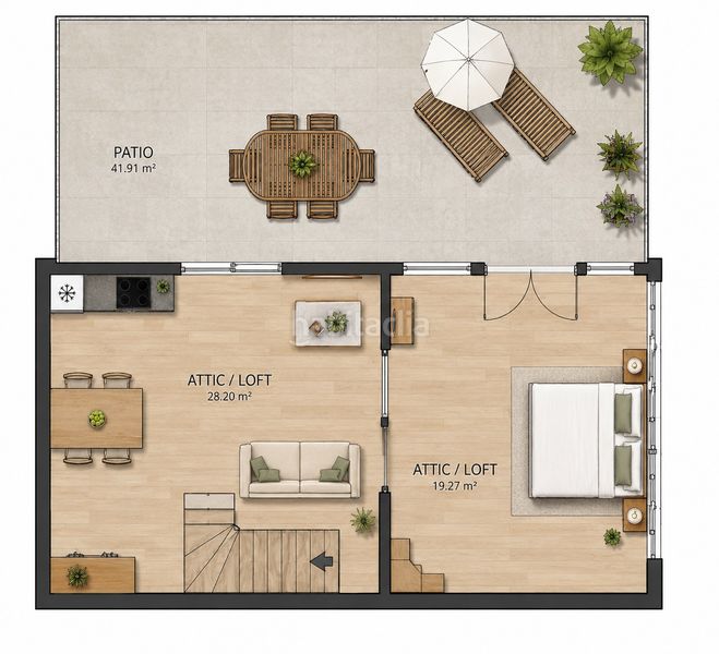 Foto 385a648b-ad2c-4c78-828a-81b3408cff0b. Duplex con riscaldamento parcheggio in Les Roquetes Sant Pere de Ribes