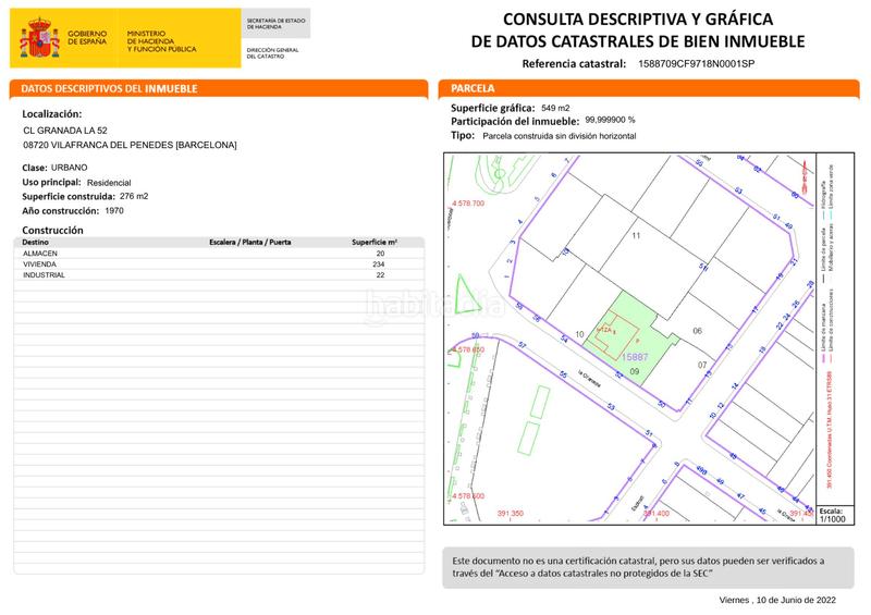 Foto b0a3c2c3-0b8e-4857-a04e-8e8341d03b11. Terreno residenziale in carrer de la granada 52 in Vilafranca del Penedès