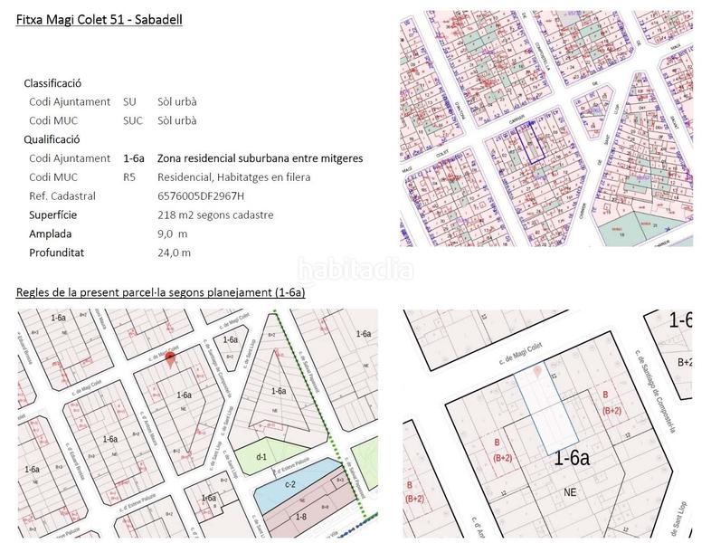 Foto c2cf0ff0-9c46-498d-99bb-d88ddcbf1539. Wohngrundstück in calle magi colet de 51 in Creu de Barberà Sabadell