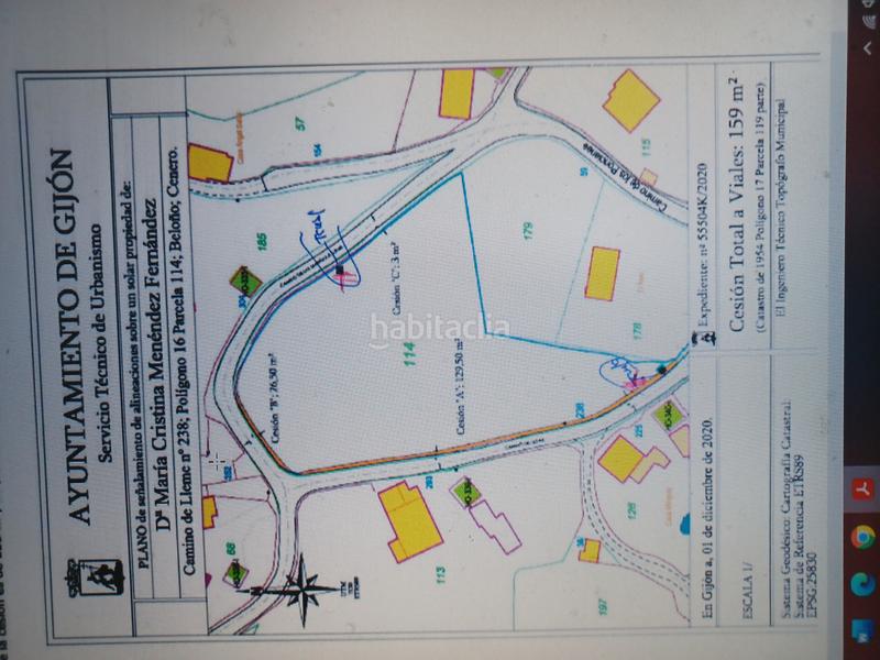 Foto 97fb1d1d-3807-45b9-887a-fcf58f971723. Terreny residencial a cm de lleme 238 a Cenero Gijón