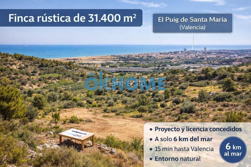 Foto c02d96f4-429f-46a6-9572-b5848513d209. Finca rústica a El Puig El Puig de Santa Maria