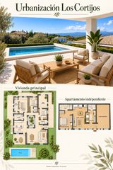 Chalet à Calle de la cuerda del sol 15. Villa obra nueva en construcción. un los cortijos