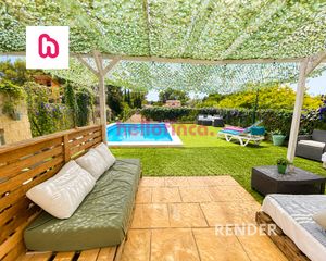 Haus in Can Lloses - Can Marcer. Casa pareada con piscina en mas alba  sant pere de ribes.