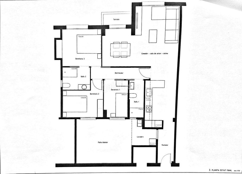 Foto 38b88a8d-362a-4a96-b6ae-88df58741fee. Flat with heating in Eixample Tarragona