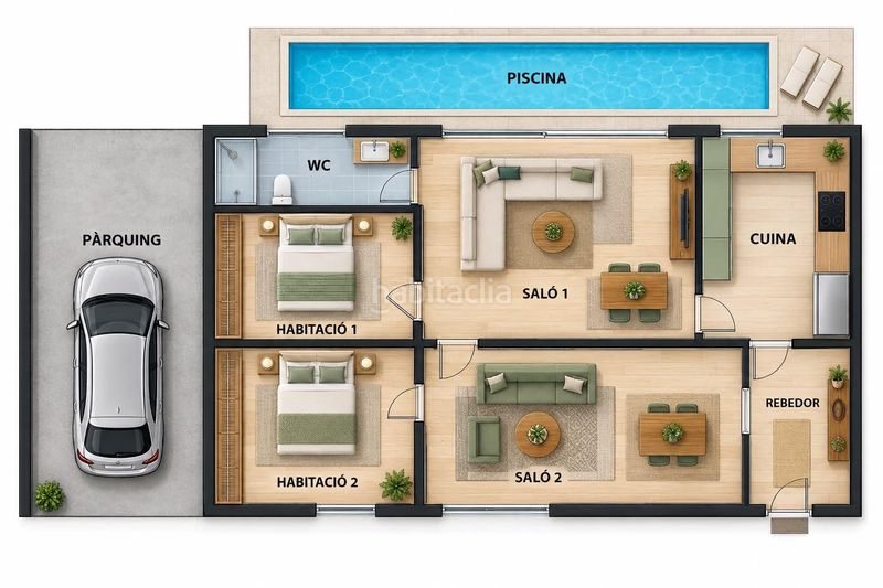 Foto 10d77d9b-6c4b-4f4a-9207-2edc53aea88f. Maison avec chauffage parking piscine dans Vilafortuny Cambrils