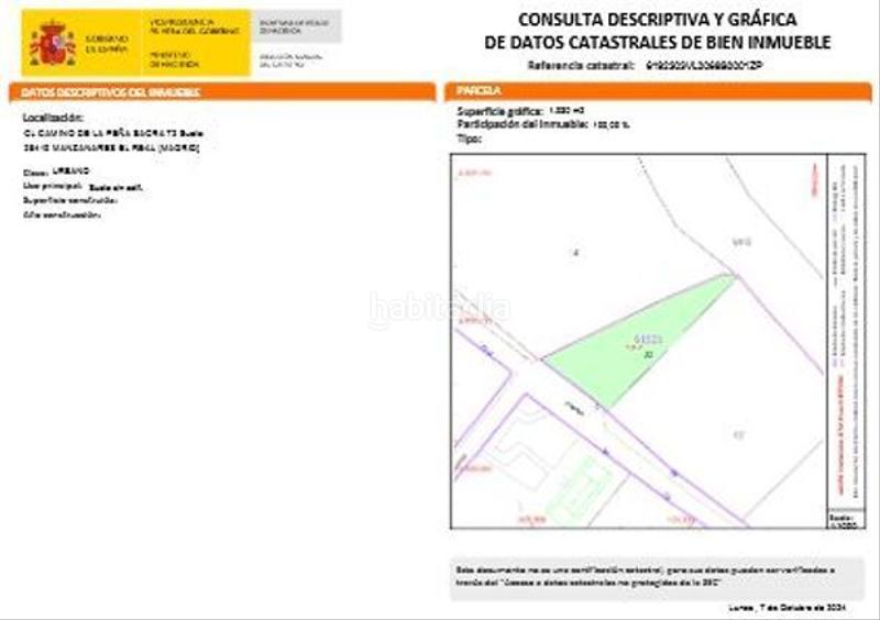 Foto 4bc471a2-a044-4800-9769-665bbf9911d1. Terrain résidentiel dans Manzanares el Real