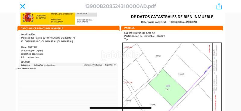 Foto 80468cb2-27ad-4d09-b73d-ecf9c51074a1. Fondo rustico in carretera de porzuna km 2 in Área Rual - Valverde - Las Casas Ciudad Real