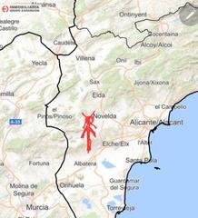 Fondo rustico in Novelda. Terreno en novelda de 7.900 metros muy bien situado
