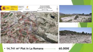 Propriété à Romana (la). Espectacular parcela en la romana de 14.741 metros