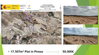 Propriété à Pinoso. Espectacular parcela en pinoso de 17.507 metros