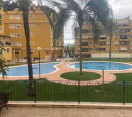 Pis a El Castillo. Espectacular piso en aspe con piscina comunitaria, garaje y asce