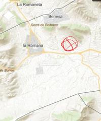 Finca rústica a Romana (la). Terreno en la romana de 11.000 m2 muy bien situado