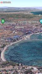 Terreny residencial a El Castillo. Solar urbano en denia en 1 linea de la playa