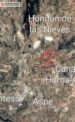 Finca rústica a El Castillo. Terreno en aspe de 20.000 metros  zona la ofra