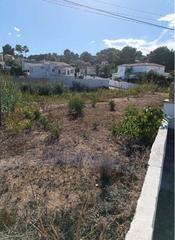 Terrain résidentiel à Calle cabo san antonio 6. Parcela urbana en carretera de moraira para uno o dos unifamilia
