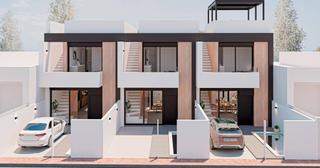 Casa adossada a San Pedro del Pinatar. Residencial de sólo 3 villas adosadas a estrenar.