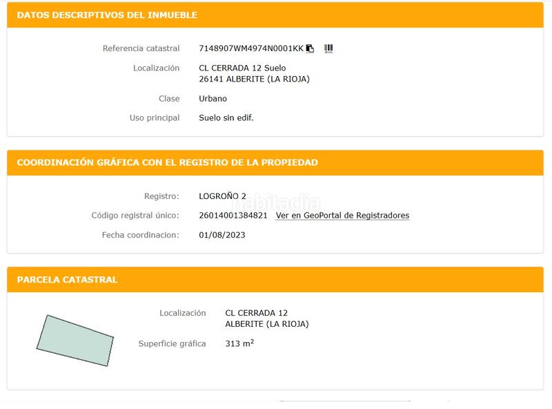 Foto 487e18d1-5ddb-477c-9b40-cf3b0c21c0b5. Gewerbliches grundstück in calle la cerrada 12 in Alberite