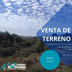 Terreny residencial a Coín. Ref 0012 terreno rustico en coin viña borrego