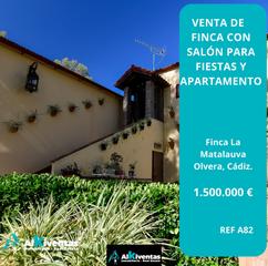 Masia  Diseminado zamarra huerta. Ref a82 increíble finca en olvera, cadiz.