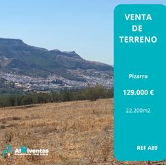 Finca rústica  Carretera antequera. Ref a89 venta de terreno en pizarra
