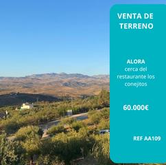 Finca rústica a Casarabonela. Ref aa109 terreno en alora