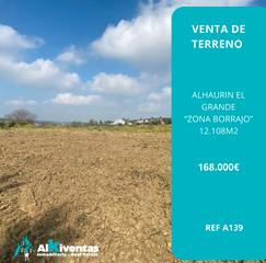 Finca rústica a Cártama. Ref a139 venta de terreno rustico borrajo