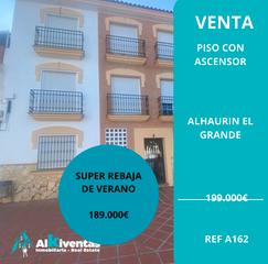 Piso en Centro. Ref a162 venta de piso con ascensor en alhaurin el grande