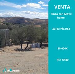 Finca rústica a Pizarra. Ref a180 finca con movil home en zalea pizarra