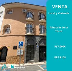 Edificio en Centro. Ref r168 venta de local y vivienda en alhaurin de la torre