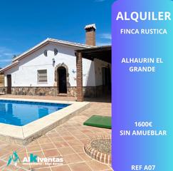 Location Mas  Partido la campiñuela. Alquiler en alhaurin el grande