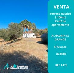 Finca rústica a Centro. Ref a175 venta de finca rustica en alhaurin el grande