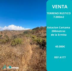 Fondo rustico in Cártama. Ref a177 venta de terreno en estacion cartama