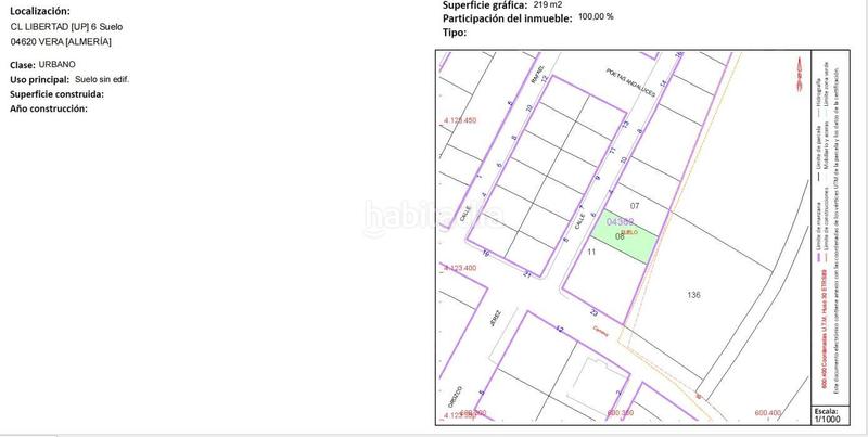 Foto 018a9e88-82b3-493a-a809-fbc94353c9c0. Terrain résidentiel dans calle baza 10 dans Vera ciudad Vera