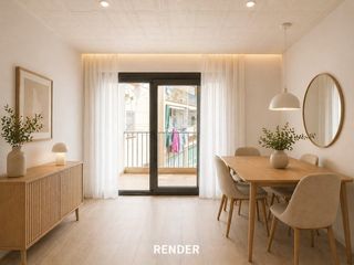Flat  Carrer de lloret de mar. ¡gran oportunidad en el centro de el prat! balcón + 3 habitacion