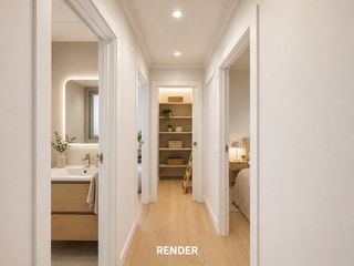 Flat  Carrer de lloret de mar. ¡piso con balcón en el centro de el prat! 3 habitaciones y gran