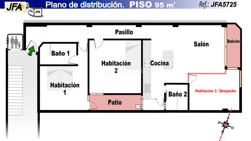 Foto 56c28e95-32ca-49b8-ae14-f55d3607ee18. Appartement dans Arenales - Lugo - Avenida Marítima Palmas de Gran Canaria (Las)