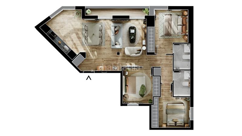 Foto 676ea4bc-8e0f-4c2d-8799-e409ed827854. Appartement dans Zabalburu Bilbao