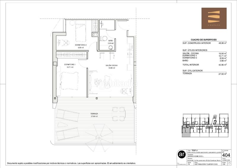 Foto 81a3714b-68b5-4b68-8c4b-296bde0e8ae2. Miete dachwohnung mit parking pool in Guadalupe Murcia