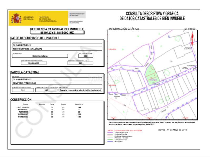 Foto 7263e2ee-dd57-4d6d-bf31-a00d9d172921. Edificio en carrer san pedro 12 hotel rural (valencia) en Sempere