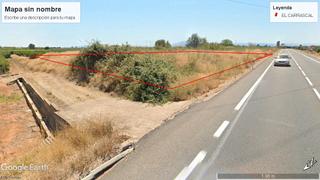 Finca rústica a Guadassuar. Huerta de regadío a pie de carretera