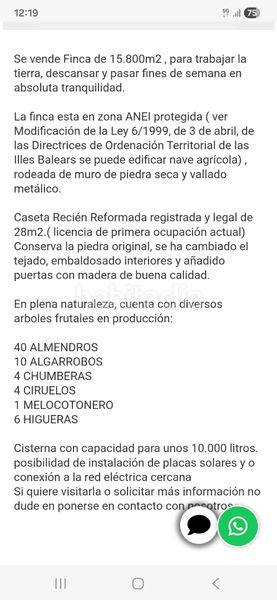 Foto 39deb09d-6644-4a4c-b32b-7cfadf35b973. Finca rústica a camí de sant jordi 68 a Puntiró Palma de Mallorca